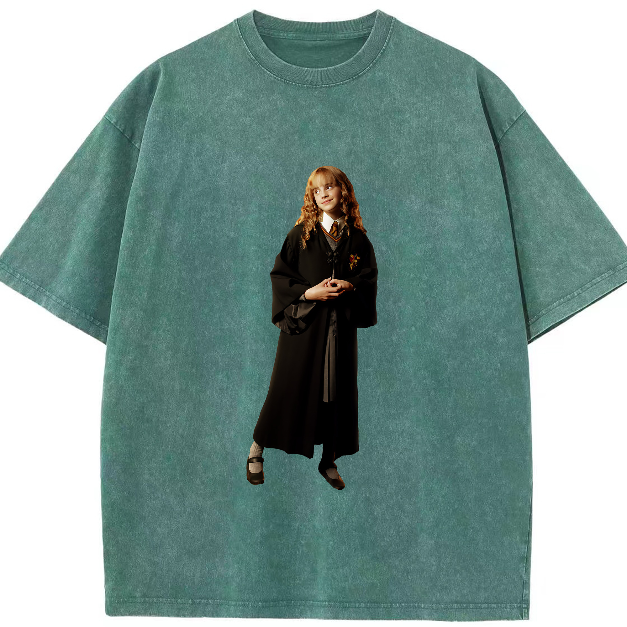 （画像用） Harry Potter ハリー・ポッターシリーズ 綿100% ヴィンテージ風 半袖Tシャツ（フロントプリント）
